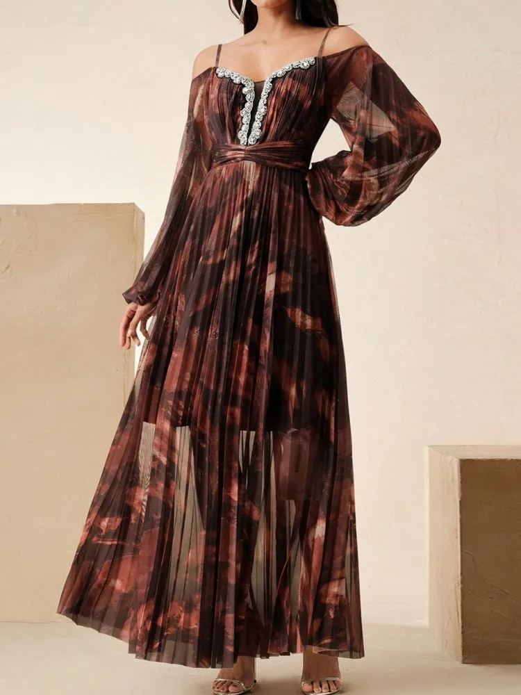 African Dresses For Women Elegant Dashiki Spaghetti Strap Flower Maxi Dress Ladies Traditional Africa Clothing Fairy Long Dress
African Dresses For Women Elegant Dashiki Spaghetti Strap Flower Maxi Dress Ladies Traditional Africa Clothing Fairy Long Dress