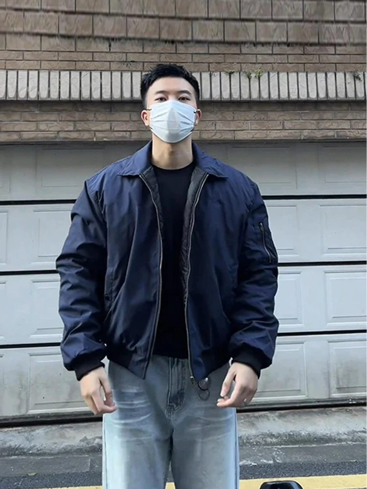 Cleanfit American Sle Bomber Pilot Jaet ort Collar Baseball Coat Spring Autumn Men's Royal Blue Zipper Casual Outerwear
Cleanfit American Sle Bomber Pilot Jaet ort Collar Baseball Coat Spring Autumn Men's Royal Blue Zipper Casual Outerwear