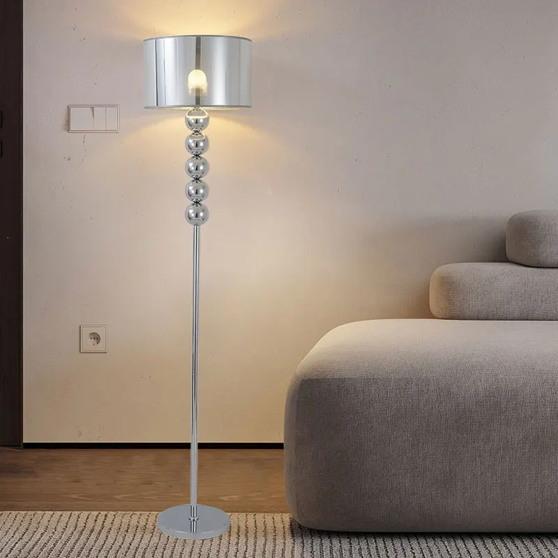 LED Retro Chrome Fabric Floor lamp Living Room/Bedroom/Corner Bauhaus Standing Light E27
LED Retro Chrome Fabric Floor lamp Living Room/Bedroom/Corner Bauhaus Standing Light E27