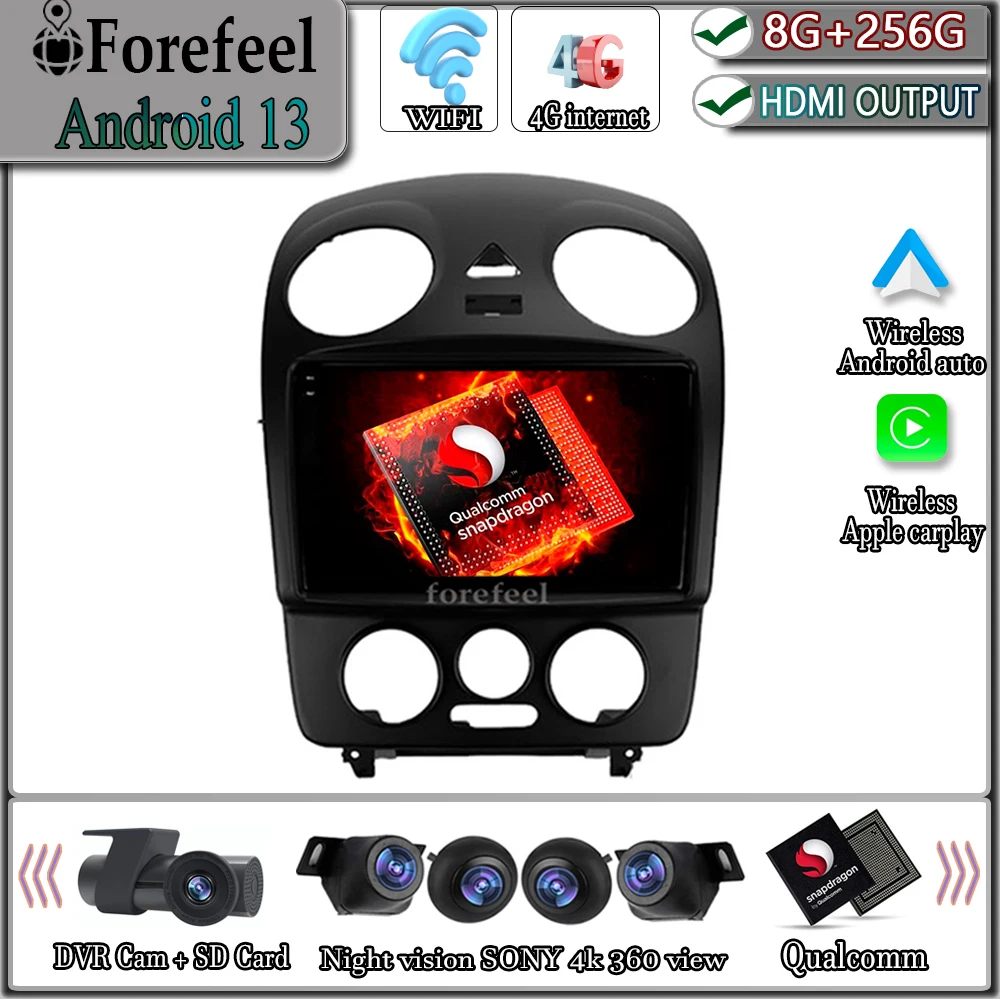 Android 13 For Volkswagen VW Beetle A4 2002-2011 Navigation Auto Radio Car DVD Player GPS Screen Multimedia High-performance
Android 13 For Volkswagen VW Beetle A4 2002-2011 Navigation Auto Radio Car DVD Player GPS Screen Multimedia High-performance