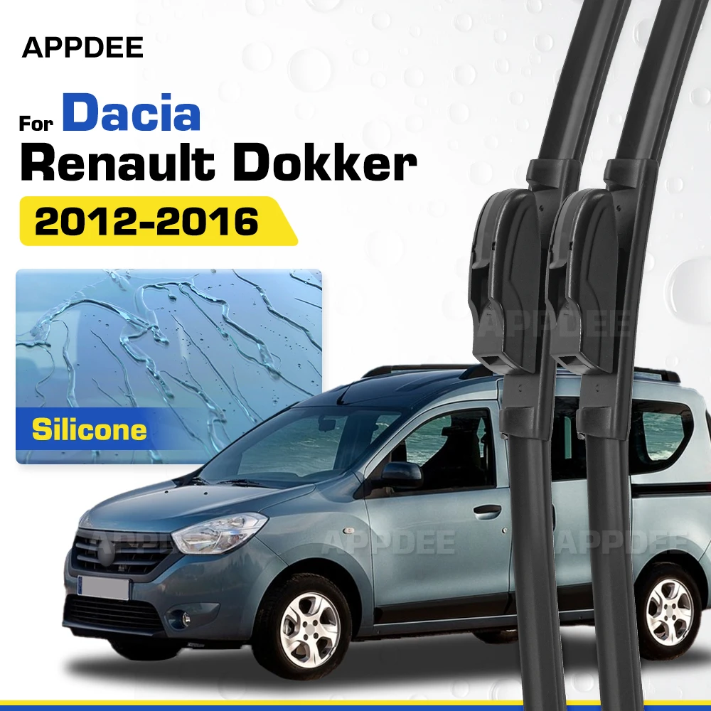 Silicone & Rubber LHD&RHD Front Wiper Blades Set For Dacia Renault Dokker 2012-2016 Coated Windshield Windscreen Window Brushes
Silicone & Rubber LHD&RHD Front Wiper Blades Set For Dacia Renault Dokker 2012-2016 Coated Windshield Windscreen Window Brushes