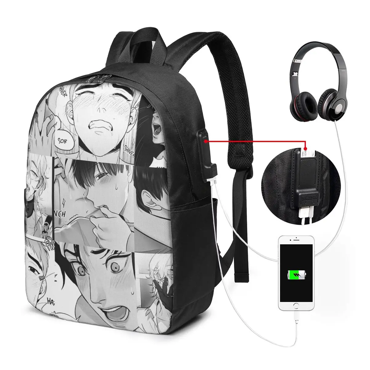 The Good Yaoi Boys Backpack Travel Notebook Bag Computer College Student School Bag Laptop Shoulder Bags for Men Women
The Good Yaoi Boys Backpack Travel Notebook Bag Computer College Student School Bag Laptop Shoulder Bags for Men Women