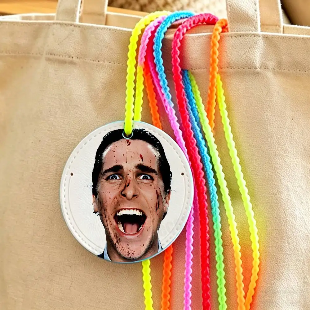 Patrick A-American Psycho Can be filled ID information inside Portable Name Address Plate Luggage Tag Backpack Pendant Label
Patrick A-American Psycho Can be filled ID information inside Portable Name Address Plate Luggage Tag Backpack Pendant Label