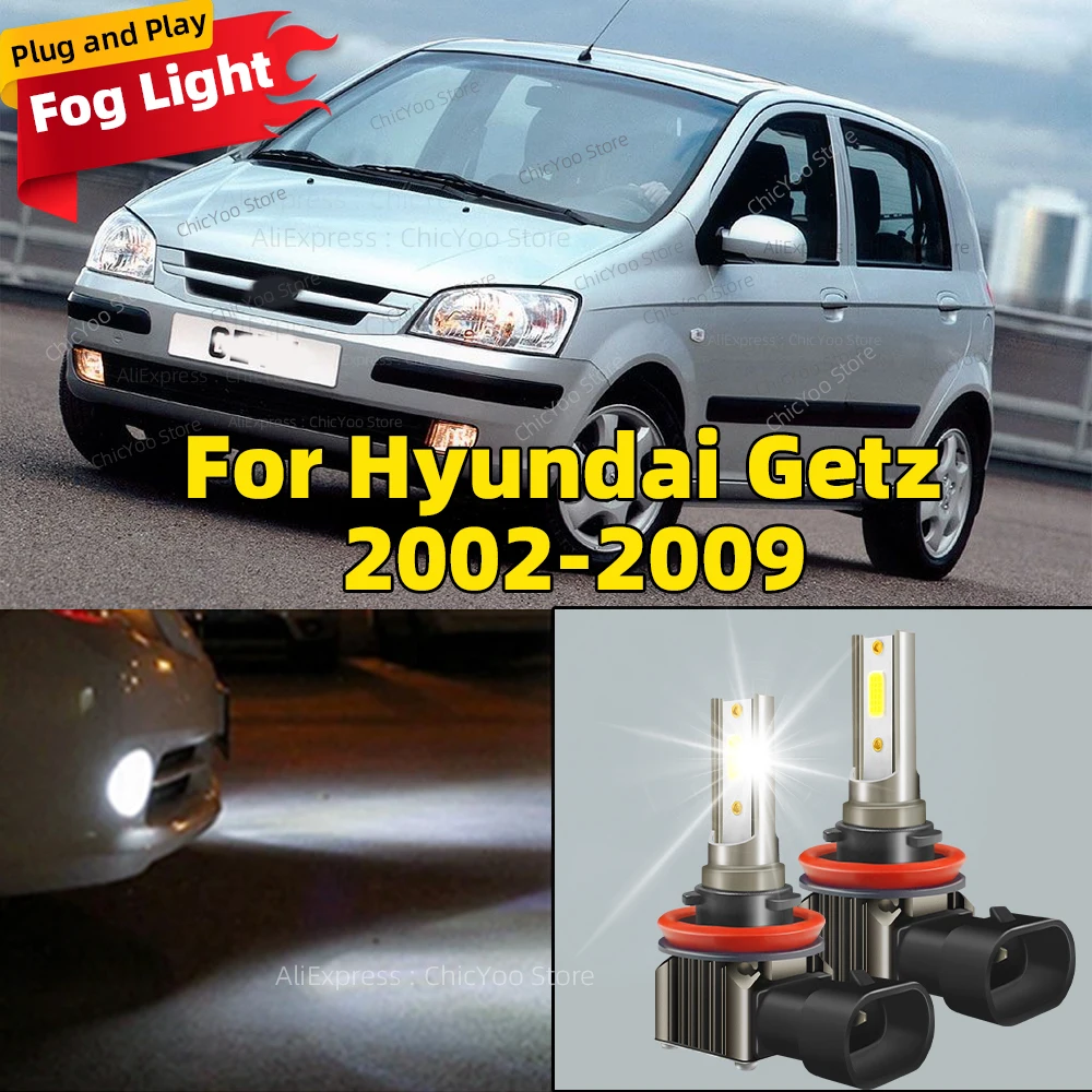 2pcs Car LED Fog Lights 6000K Lamps 15000LM Plug and Play For Hyundai Getz 2002 2003 2004 2005 2006 2007 2008 2009
2pcs Car LED Fog Lights 6000K Lamps 15000LM Plug and Play For Hyundai Getz 2002 2003 2004 2005 2006 2007 2008 2009