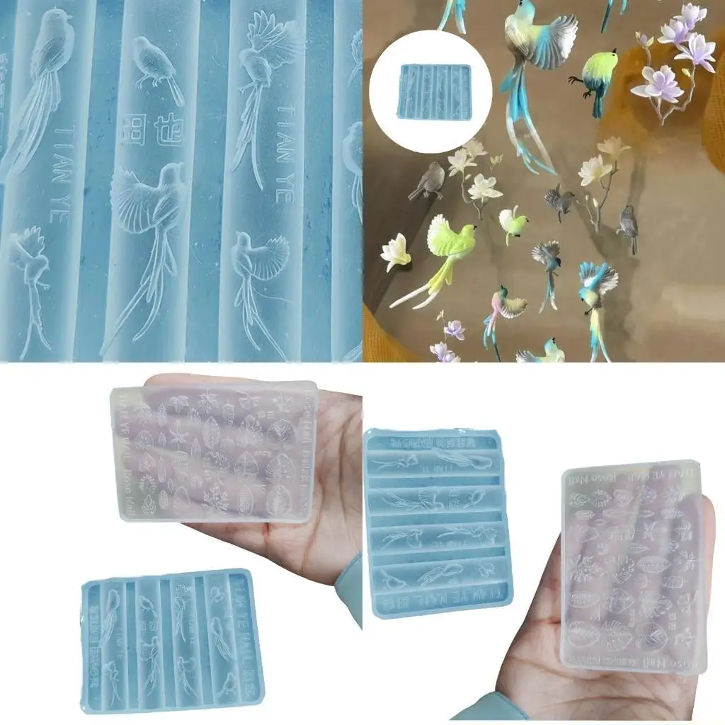 D46E Practical Molds Bird Art Template Moulds Silicone Texture
D46E Practical Molds Bird Art Template Moulds Silicone Texture