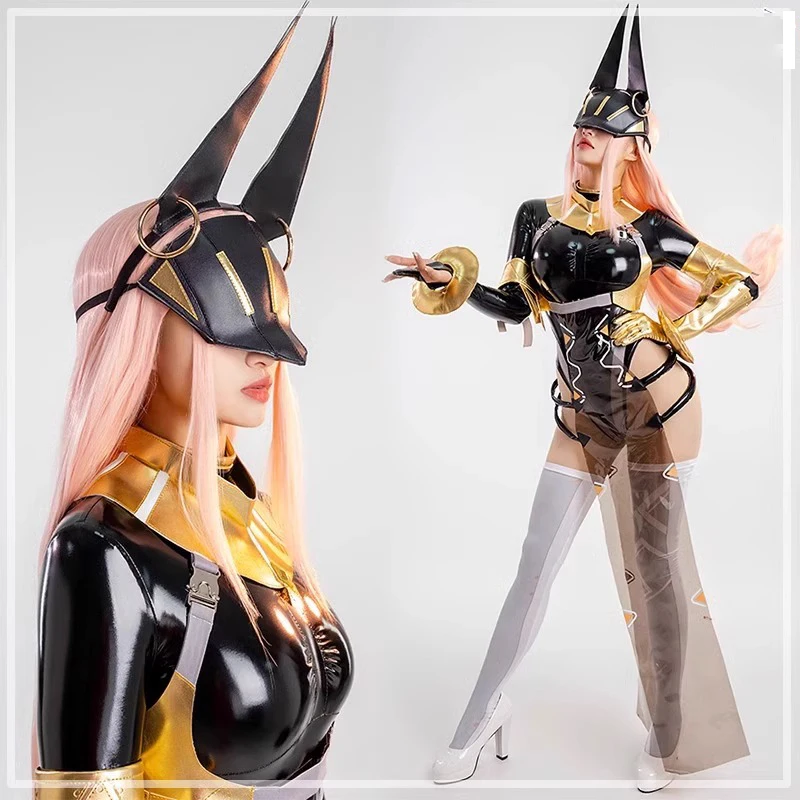 Anime Anubis Cosplay Tights Women Kawaii Sexy Leather Bodysuit Festival party performance costumes
Anime Anubis Cosplay Tights Women Kawaii Sexy Leather Bodysuit Festival party performance costumes