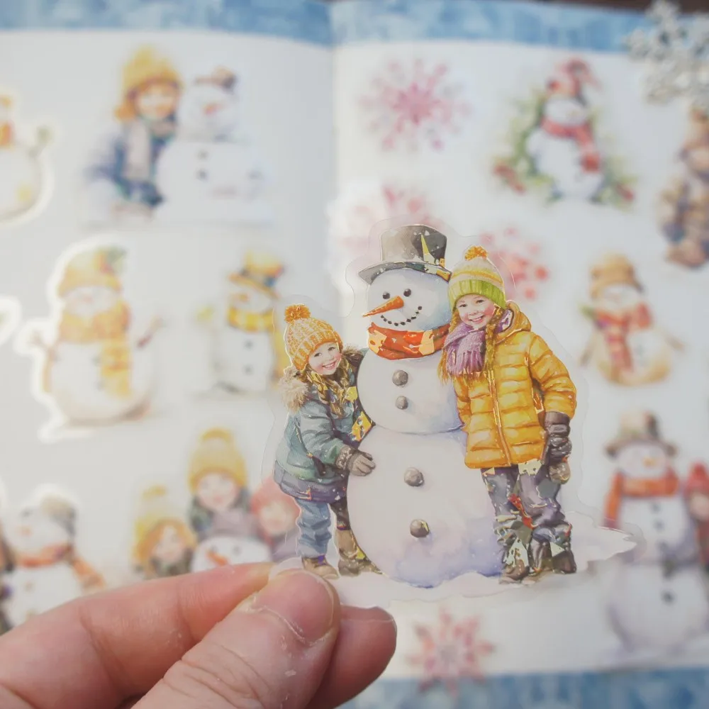 15 Pcs Children Make Snowmen Happy Christmas Design Pvc Sticker Gift Tag Decoration Scrapbooking DIY Sticker
15 Pcs Children Make Snowmen Happy Christmas Design Pvc Sticker Gift Tag Decoration Scrapbooking DIY Sticker