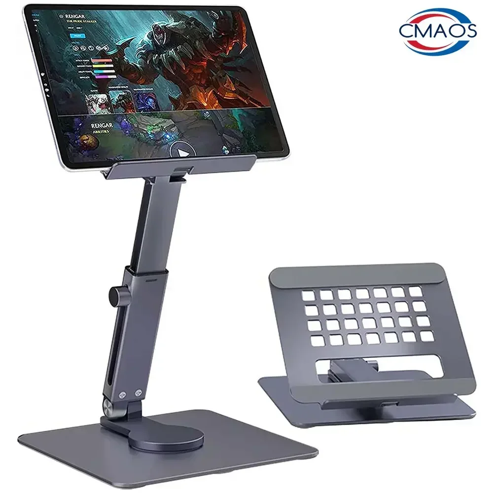 Aluminum Tablet Stand Desk Riser 360° Rotation Multi-Angle Height Adjustable Foldable Holder Dock For Xiaomi iPad Tablet Laptop
Aluminum Tablet Stand Desk Riser 360° Rotation Multi-Angle Height Adjustable Foldable Holder Dock For Xiaomi iPad Tablet Laptop