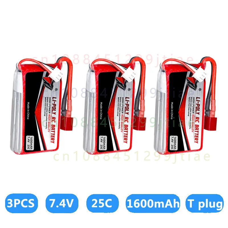 3x 7.4V 2S 1600mAh 25C Deans T Plug for RC LiPo Battery Car Airplane Helicopter
3x 7.4V 2S 1600mAh 25C Deans T Plug for RC LiPo Battery Car Airplane Helicopter