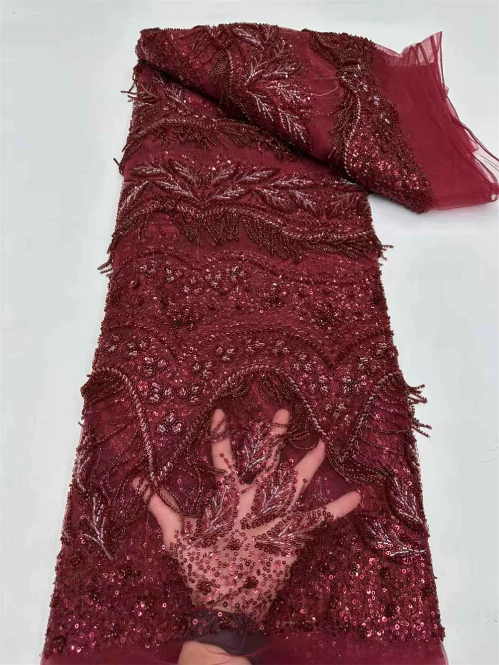 New Arrival African French Beads Lace High Quality Embroidery Luxury Sequins Mesh Nigerian Lace Fabric For Wedding Party Dress
New Arrival African French Beads Lace High Quality Embroidery Luxury Sequins Mesh Nigerian Lace Fabric For Wedding Party Dress
