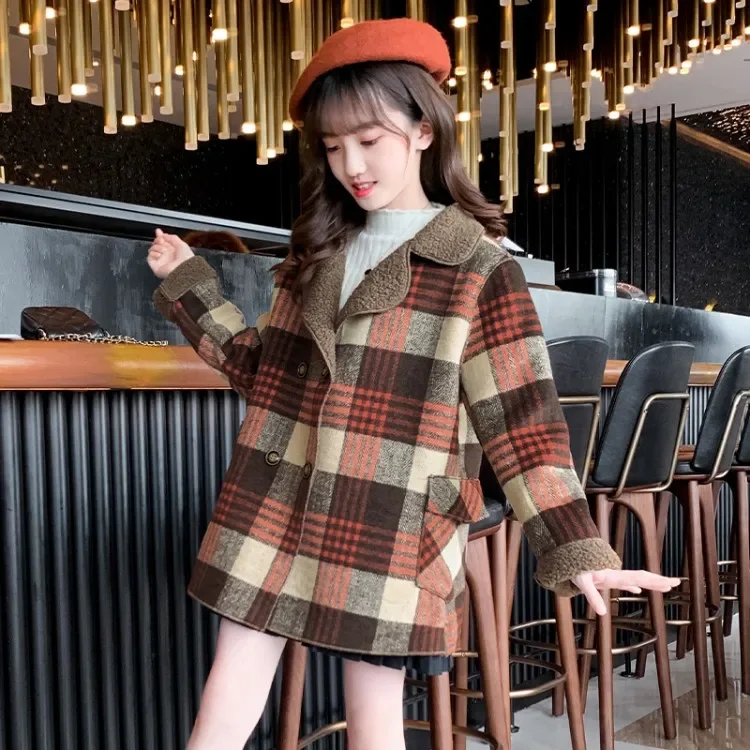 Children Wool Jackets 2024 New Fashion Winter Kids Christmas Outerwear School Clothes Girls Wool Coats 7 8 9 11 12 15 Years Old
Children Wool Jackets 2024 New Fashion Winter Kids Christmas Outerwear School Clothes Girls Wool Coats 7 8 9 11 12 15 Years Old