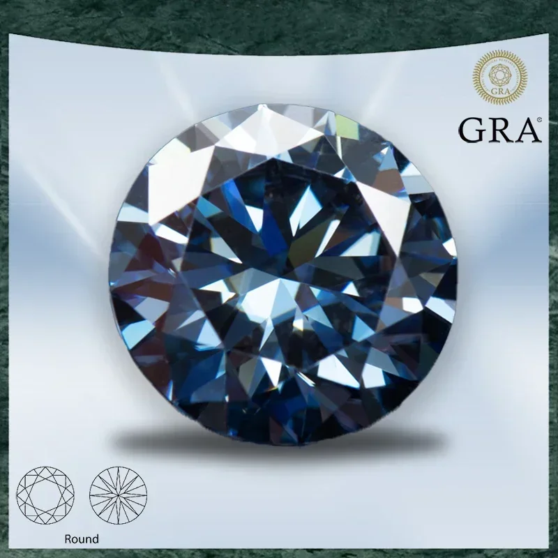 Moissanite Stones Natural Colour Royal Blue Hearts and Arrows VVS1 with GRA Certificate Gemstone Charms Jewelry Making Materials
Moissanite Stones Natural Colour Royal Blue Hearts and Arrows VVS1 with GRA Certificate Gemstone Charms Jewelry Making Materials