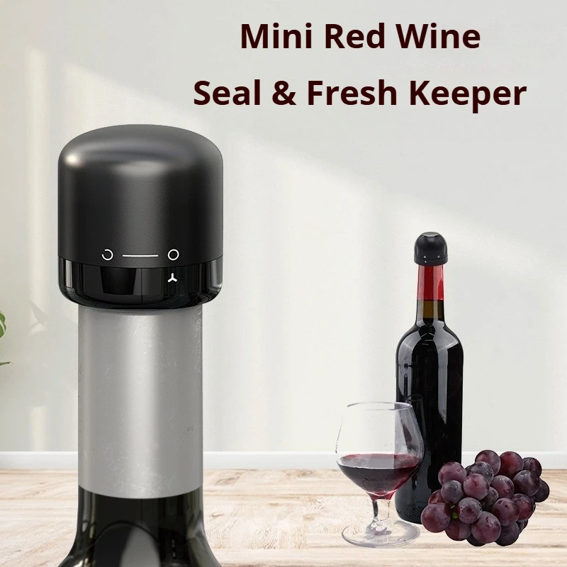1set Black Domestic Kitchen Sealing Red Wine Bottles Stoppers Mini Preservation Spin Leak Proof Wine Champagne Stoppers Caps
1set Black Domestic Kitchen Sealing Red Wine Bottles Stoppers Mini Preservation Spin Leak Proof Wine Champagne Stoppers Caps