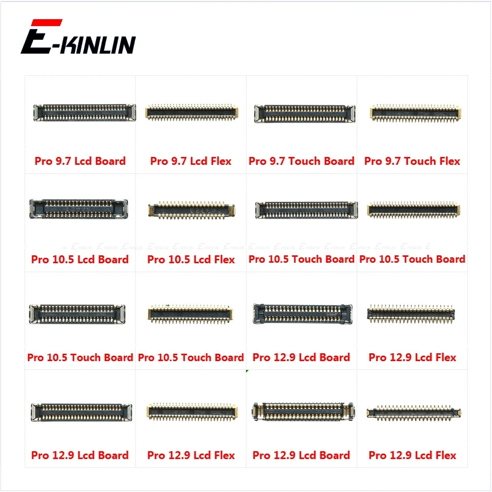 For iPad Pro 9.7 10.5 12.9 2015 2016 2017 2018 LCD Display Touch Screen Digitizer FPC Connector On Motherboard Flex Cable
For iPad Pro 9.7 10.5 12.9 2015 2016 2017 2018 LCD Display Touch Screen Digitizer FPC Connector On Motherboard Flex Cable