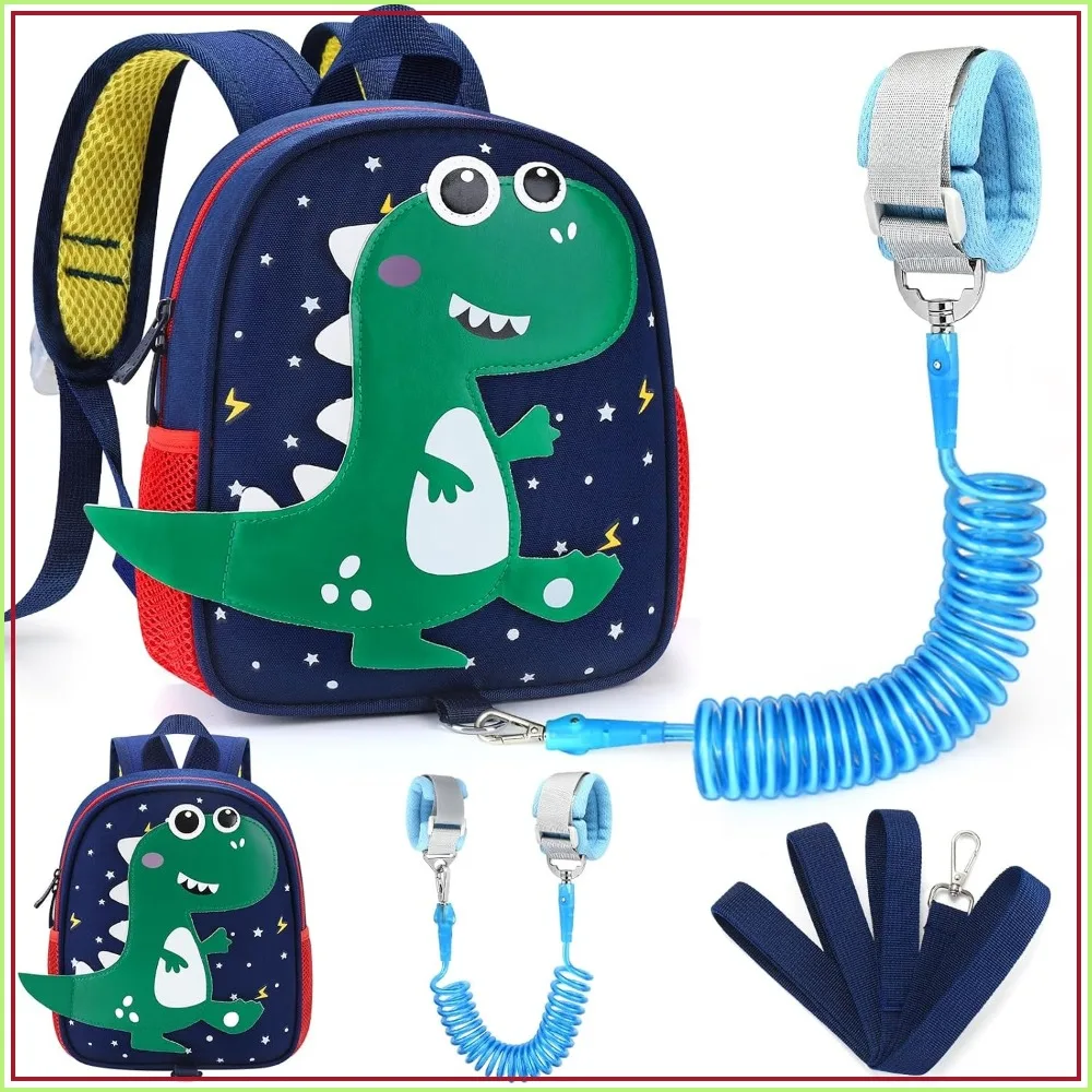 Toddler Backpack Leash, Cute Dinosaur Kids Backpack with Anti-Lost Wrist Link, Baby Walking Harness for Boys Girls Aged 1-3
Toddler Backpack Leash, Cute Dinosaur Kids Backpack with Anti-Lost Wrist Link, Baby Walking Harness for Boys Girls Aged 1-3