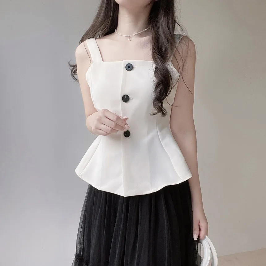 Elegant Korean Style Vest Top Women's Fashionable Sweater Inner Wear Suitable for Various Occasions Spring Autumn Winter
Elegant Korean Style Vest Top Women's Fashionable Sweater Inner Wear Suitable for Various Occasions Spring Autumn Winter