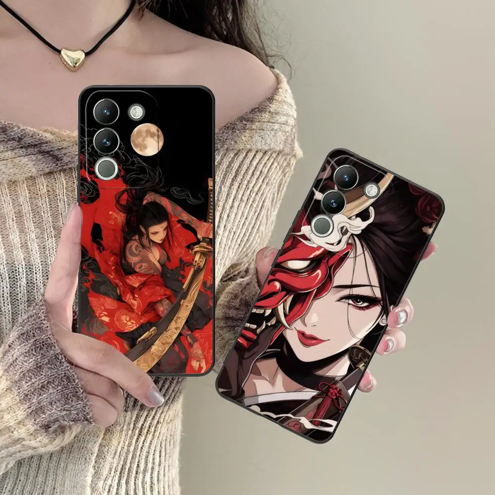 Hannya Girl Samurai Phone Case for VIVO V60 V50 V40 V30 V29 V27 V25 V23 Pro Lite 5G Soft TPU Shockproof Cover
Hannya Girl Samurai Phone Case for VIVO V60 V50 V40 V30 V29 V27 V25 V23 Pro Lite 5G Soft TPU Shockproof Cover