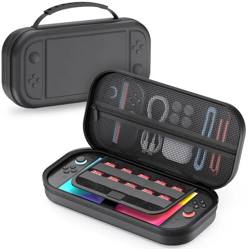 Hard Carrying Case for Nintendo Switch 2 Model(2025) Portable Hard Shell Pouch Carrying Travel Game Bag Holds 10 Game Cartridge
Hard Carrying Case for Nintendo Switch 2 Model(2025) Portable Hard Shell Pouch Carrying Travel Game Bag Holds 10 Game Cartridge