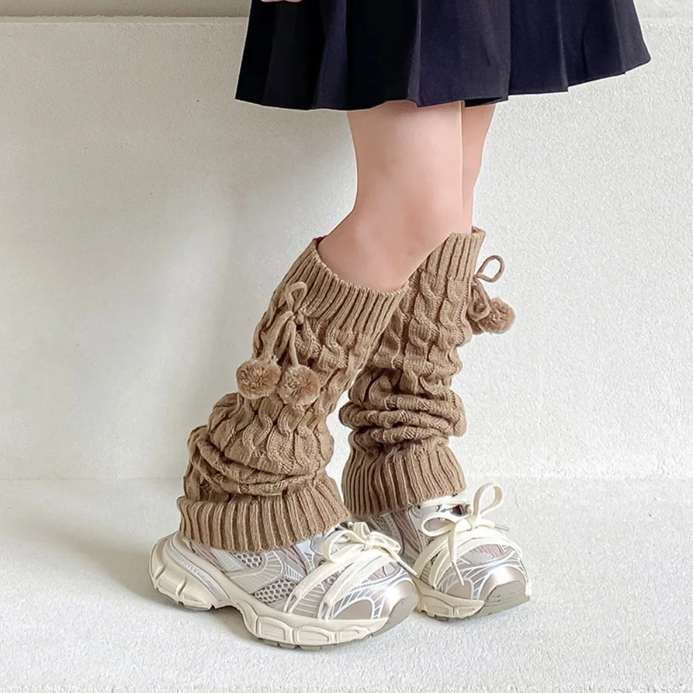 Korean Style Children's Leg Warmers Balletcore Harajuku Knitted Leg Cover Pile Socks Long Stockings Plush Ball Leg Socks Girls
Korean Style Children's Leg Warmers Balletcore Harajuku Knitted Leg Cover Pile Socks Long Stockings Plush Ball Leg Socks Girls