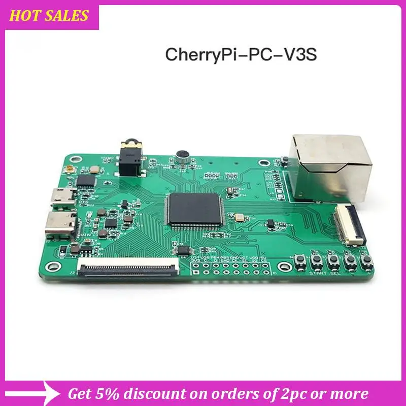 2X Cherry Pi Allwinner V3S LINUX+QT ARM Cortex A7 CPU Multiple Interfaces Open Source Development Board Integrated,Requisite
2X Cherry Pi Allwinner V3S LINUX+QT ARM Cortex A7 CPU Multiple Interfaces Open Source Development Board Integrated,Requisite