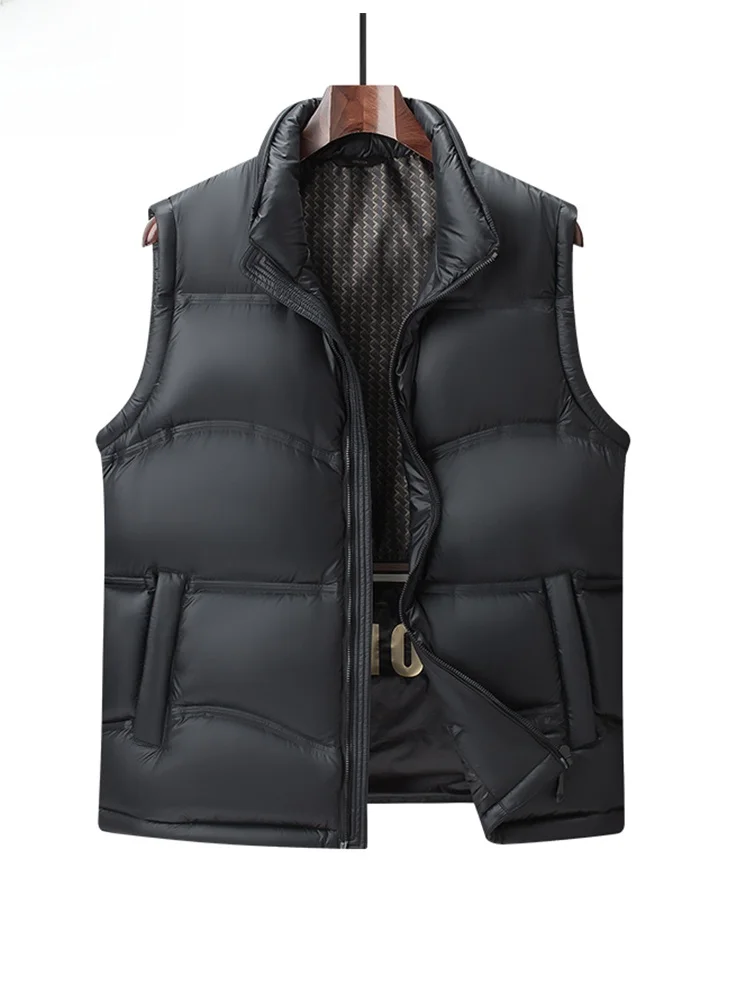 Мужской пуховый жилет: новинка зимы, белый, с воротником-стойкой, теплый, морозостойкий, с наполнителем из пуха, прямой крой, нейлоновая ткань
Мужской пуховый жилет: новинка зимы, белый, с воротником-стойкой, теплый, морозостойкий, с наполнителем из пуха, прямой крой, нейлоновая ткань