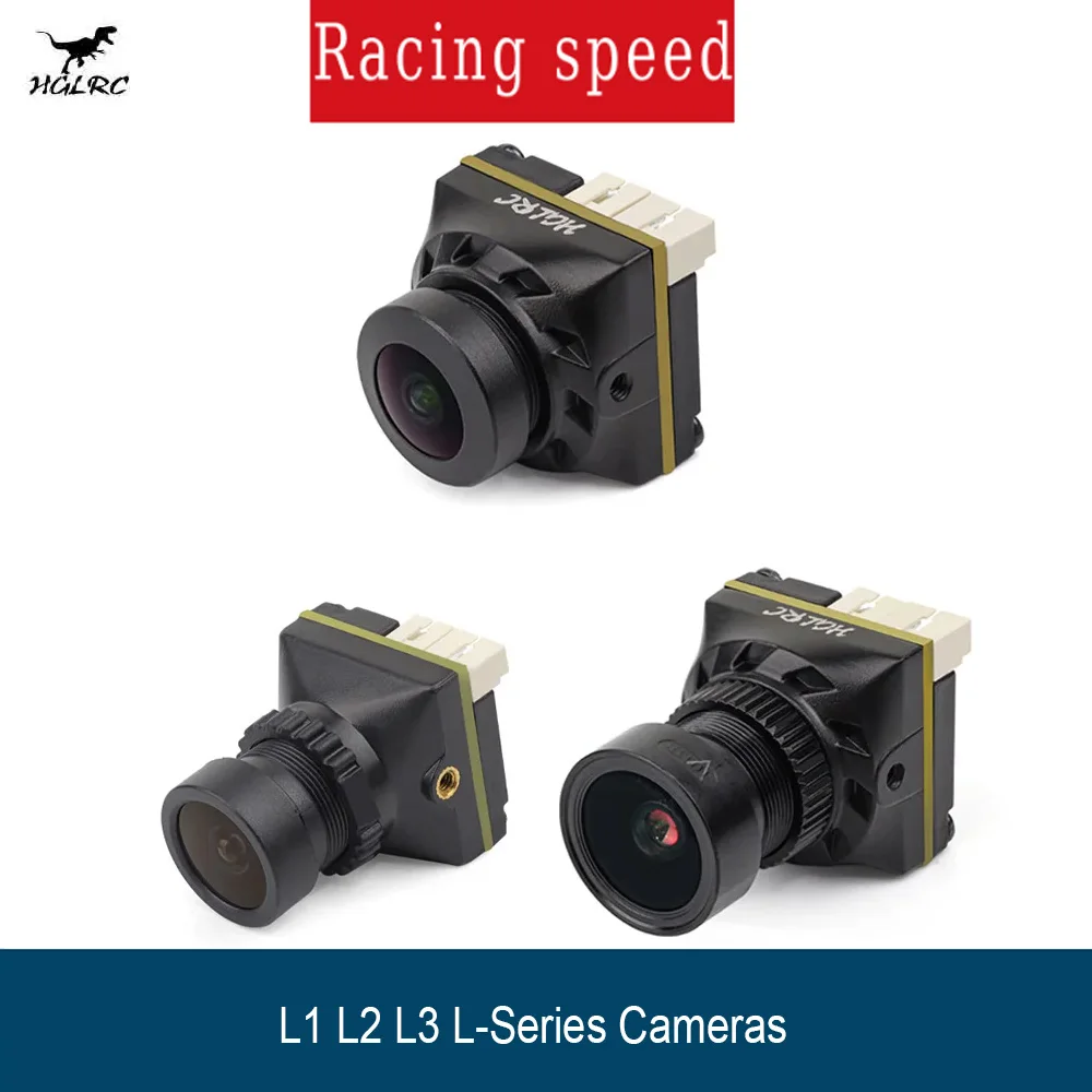 HGLRC L1 L2 L3 L-Series Cameras 1/2.7"/1/2.9" 1200TVL/1800TVL Low Latency Night Vision for FPV Drone
HGLRC L1 L2 L3 L-Series Cameras 1/2.7"/1/2.9" 1200TVL/1800TVL Low Latency Night Vision for FPV Drone
