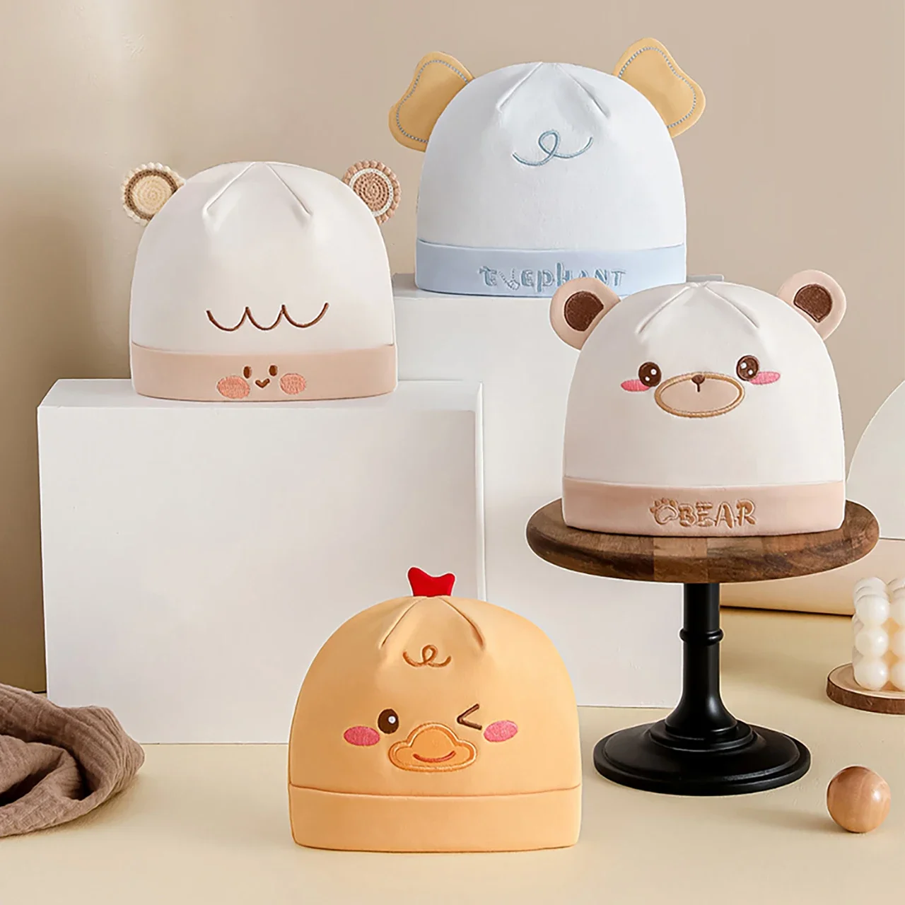 Cute Cartoon Animlas Newborn Baby Hat Soft Cotton Baby Boys Girls Pullover Cap Beanies Infant Toddler Fetal Hat
Cute Cartoon Animlas Newborn Baby Hat Soft Cotton Baby Boys Girls Pullover Cap Beanies Infant Toddler Fetal Hat