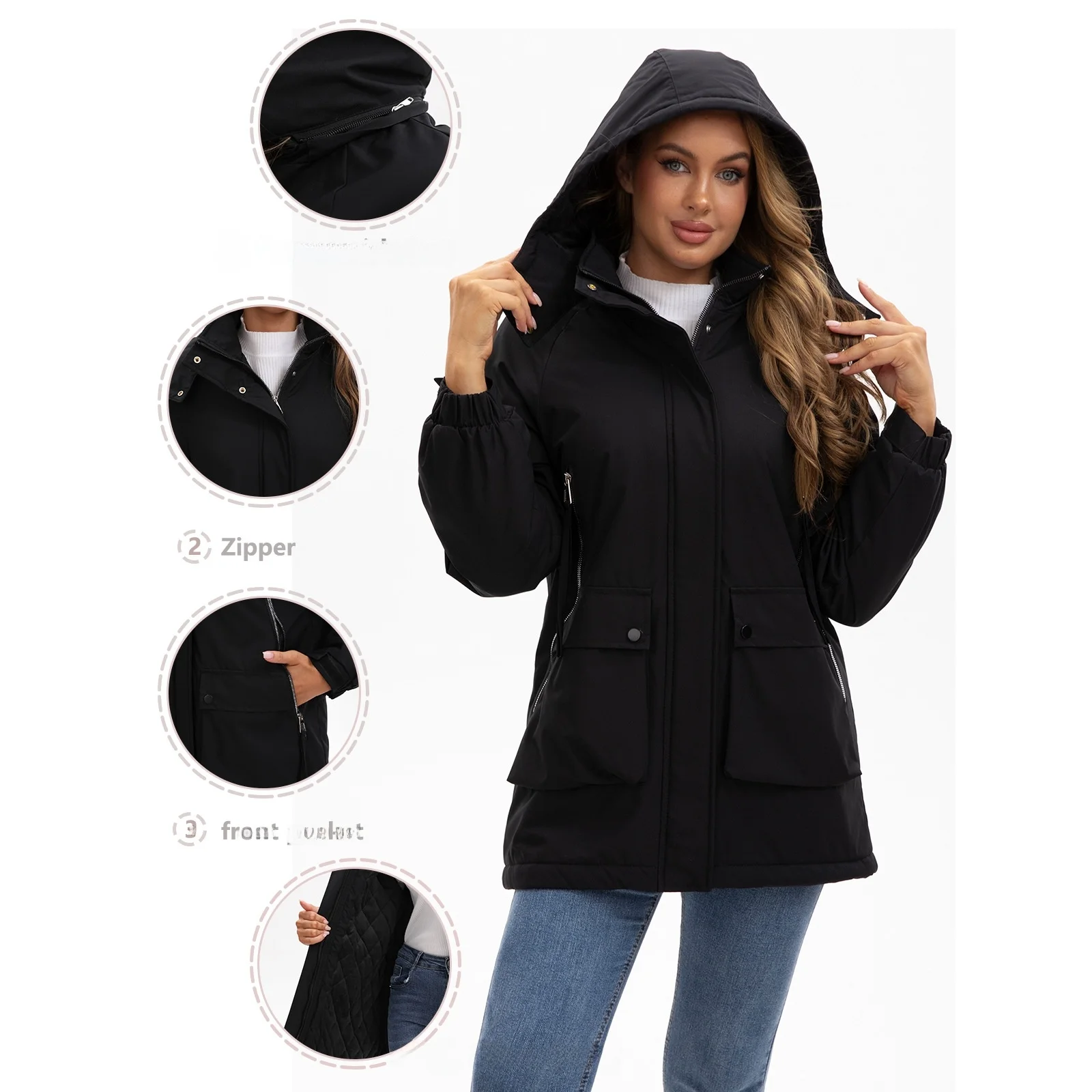 Detachable Hood Parka Coat Women's Fce Lined Water Resistant Autumn Winter Outerwear Casual Commute Sle Loose Fit Long S...
Detachable Hood Parka Coat Women's Fce Lined Water Resistant Autumn Winter Outerwear Casual Commute Sle Loose Fit Long S...
