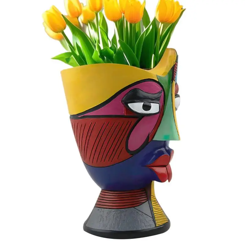 Abstract Face Planter Pot Resin Abstract Face Flower Containers Decorative Plant Planter For Home Desk Garden Balcony Windowsill
Abstract Face Planter Pot Resin Abstract Face Flower Containers Decorative Plant Planter For Home Desk Garden Balcony Windowsill