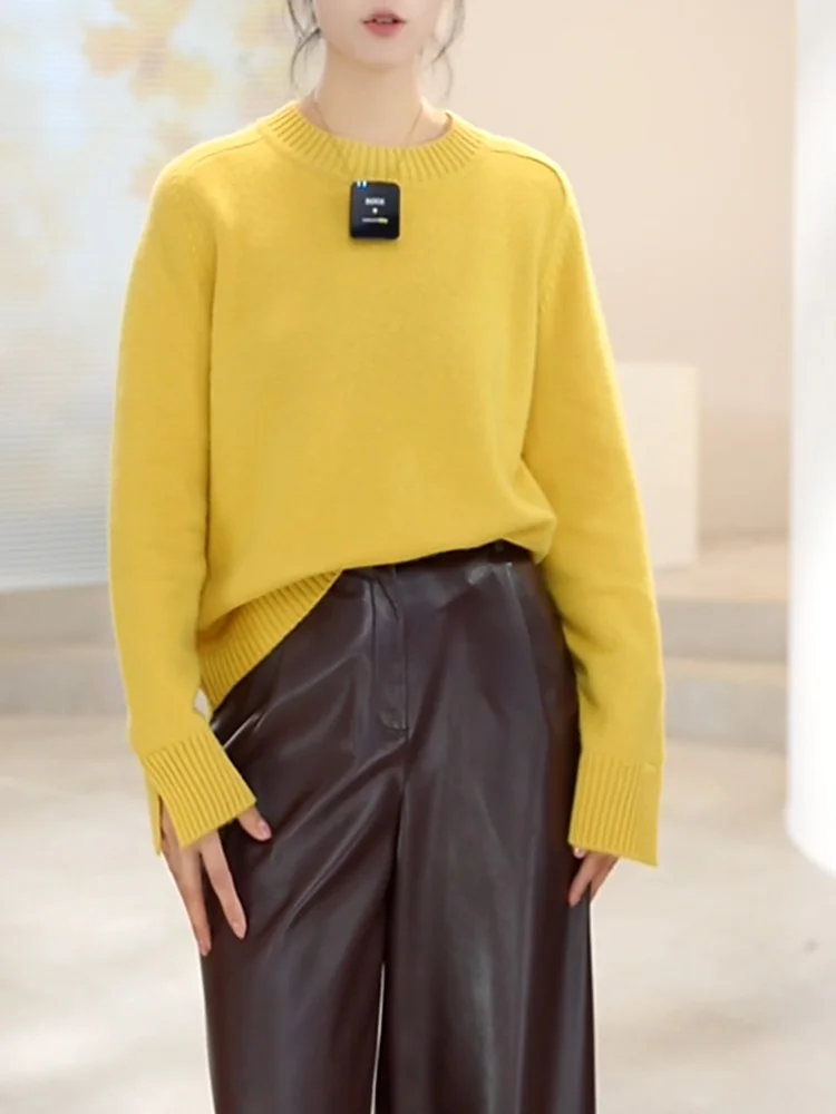 Желтый вязаный свитер с длинными рукавами для женщин, модный, осенний, новинка, большие размеры, белый, подчеркивающий фигуру, в корейском стиле, топ
Желтый вязаный свитер с длинными рукавами для женщин, модный, осенний, новинка, большие размеры, белый, подчеркивающий фигуру, в корейском стиле, топ