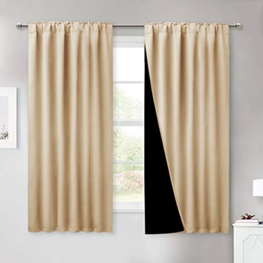 Bedroom Full out Cold Reducing Curtain Panels, Super Thick Insulated Window Covers, Truly out Draperies with Liner for Bathroom
Bedroom Full out Cold Reducing Curtain Panels, Super Thick Insulated Window Covers, Truly out Draperies with Liner for Bathroom