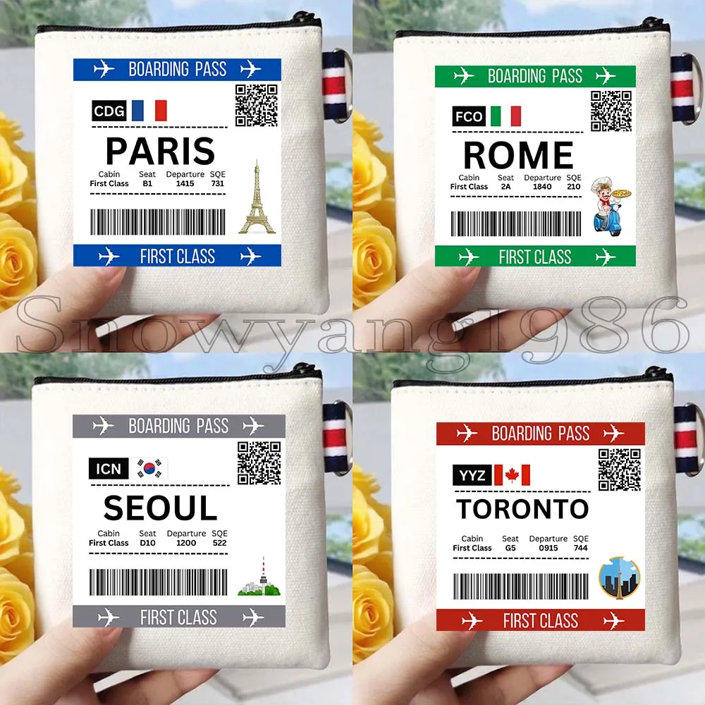 4PCS New York Rome Paris London Athens Bangkok Berlin Bogota Dubai Dublin Madrid Moscow Boarding Pass Key Coin Purse Bag Wallet
4PCS New York Rome Paris London Athens Bangkok Berlin Bogota Dubai Dublin Madrid Moscow Boarding Pass Key Coin Purse Bag Wallet