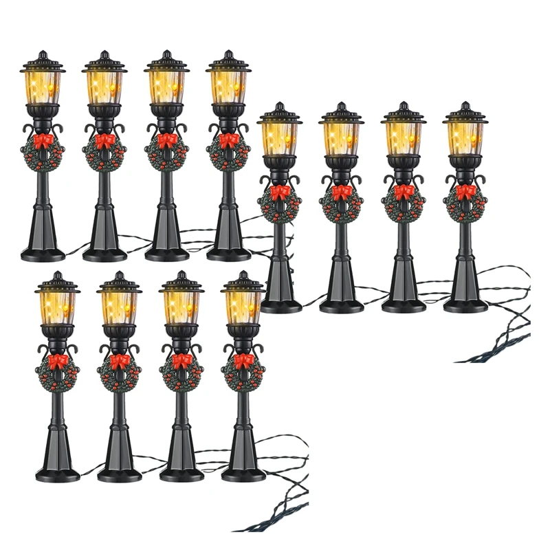 12 Pcs Mini Christmas Lamp Post Train Lamp Miniature Street Lamp Decorative Lights For DIY Dollhouse Village Pathway
12 Pcs Mini Christmas Lamp Post Train Lamp Miniature Street Lamp Decorative Lights For DIY Dollhouse Village Pathway