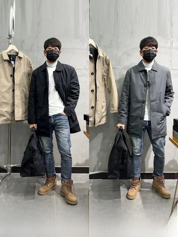 Elegant Men's Casual Business Commuter Cotton-Padded Windbreaker Jacket Autumn Winter Fashion Urban Style Standard Fit Coat
Elegant Men's Casual Business Commuter Cotton-Padded Windbreaker Jacket Autumn Winter Fashion Urban Style Standard Fit Coat