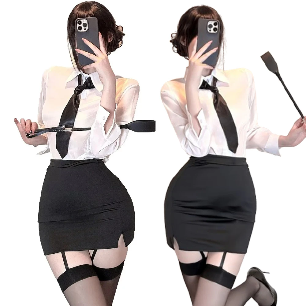 Hot Plus Size Sexy Office OL Lady Secretary Cosplay Costumes Erotic Lingerie Hip Wrap Skirt Women Teacher Roleplay Uniform Dress
Hot Plus Size Sexy Office OL Lady Secretary Cosplay Costumes Erotic Lingerie Hip Wrap Skirt Women Teacher Roleplay Uniform Dress