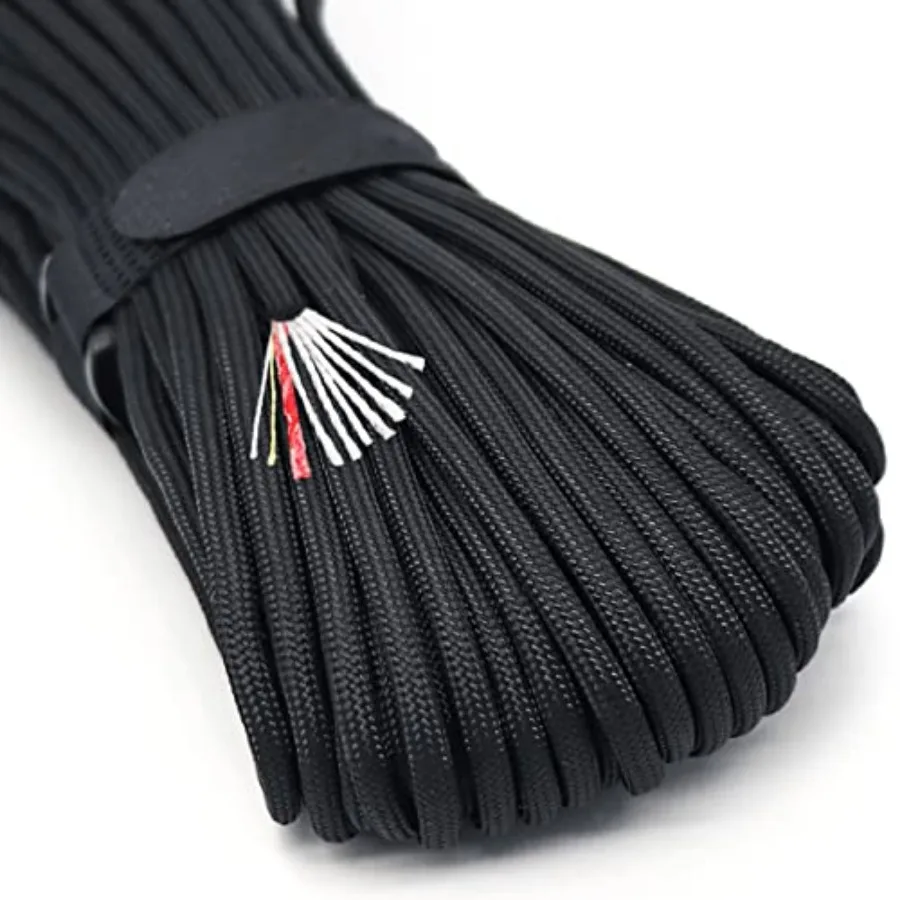 Survival Paracord Parachute Fire Cord Survival Ropes Red Tinder Cord PE Fishing Line Cotton Thread 7 Strands Outdoor 20, 25
Survival Paracord Parachute Fire Cord Survival Ropes Red Tinder Cord PE Fishing Line Cotton Thread 7 Strands Outdoor 20, 25
