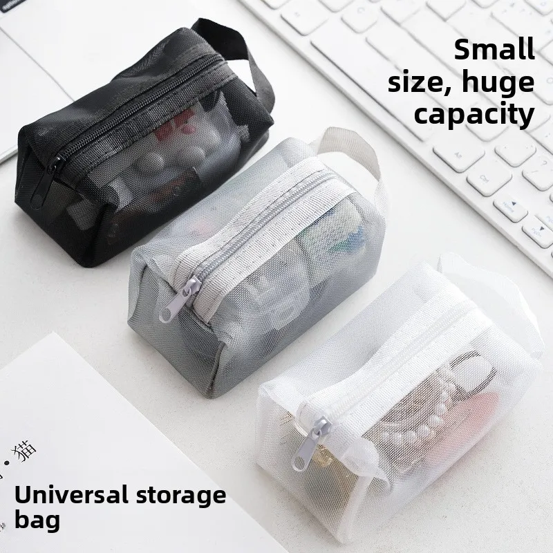 1pc Mini Storage Pouch Transparent Mesh Zipper Bag Travel Carry-On Organizer Cosmetic Bag Toiletries Keys
1pc Mini Storage Pouch Transparent Mesh Zipper Bag Travel Carry-On Organizer Cosmetic Bag Toiletries Keys