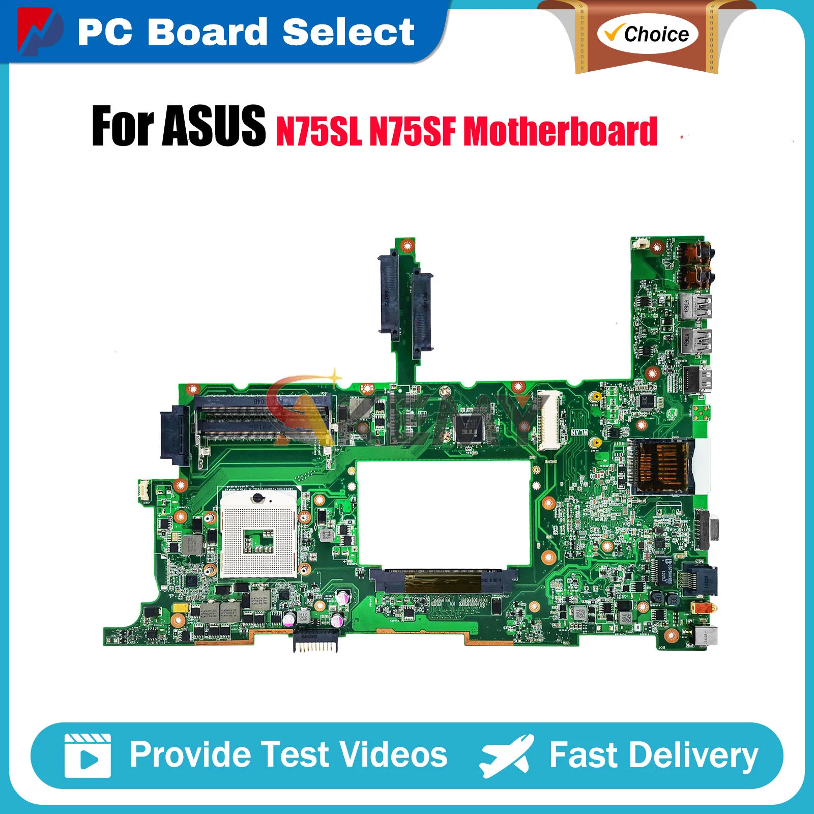 N75SF Laptop Motherboard For ASUS Vivobook N75SL N75S N75SF Notebook Mainboard This item is in stock 100% tests OK fast shipping
N75SF Laptop Motherboard For ASUS Vivobook N75SL N75S N75SF Notebook Mainboard This item is in stock 100% tests OK fast shipping