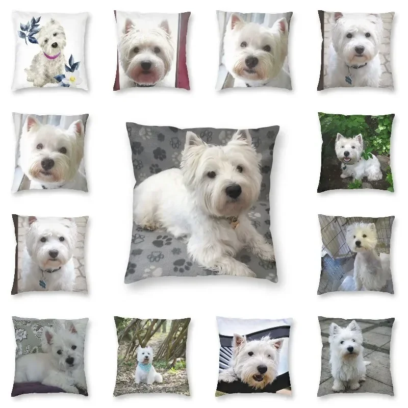 Paw Print Pattern Throw Pillow Case Home Decorative Square West Highland White Terrier Cushion Cover 45x45cm Pillowcover
Paw Print Pattern Throw Pillow Case Home Decorative Square West Highland White Terrier Cushion Cover 45x45cm Pillowcover