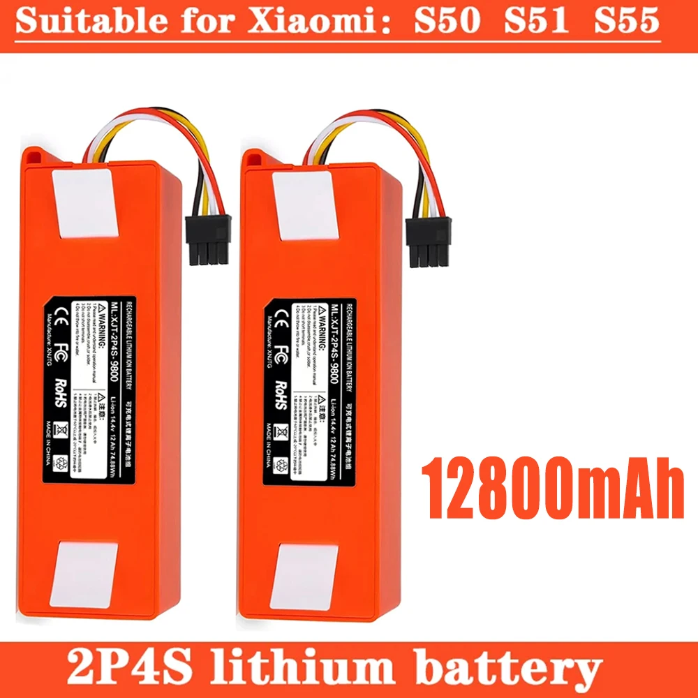 Original Li-ion Battery 14.4v Robotic Vacuum Cleaner Replacement Battery for Xiaomi Robot Roborock S50 S51 S55 Accessory Spare
Original Li-ion Battery 14.4v Robotic Vacuum Cleaner Replacement Battery for Xiaomi Robot Roborock S50 S51 S55 Accessory Spare