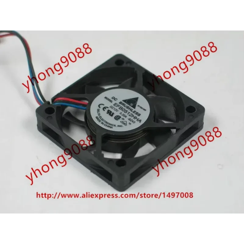 Delta Electronics EFB0512HHA BZ43 DC 12V 0.20A 50x50x10mm Server Cooling Fan
Delta Electronics EFB0512HHA BZ43 DC 12V 0.20A 50x50x10mm Server Cooling Fan