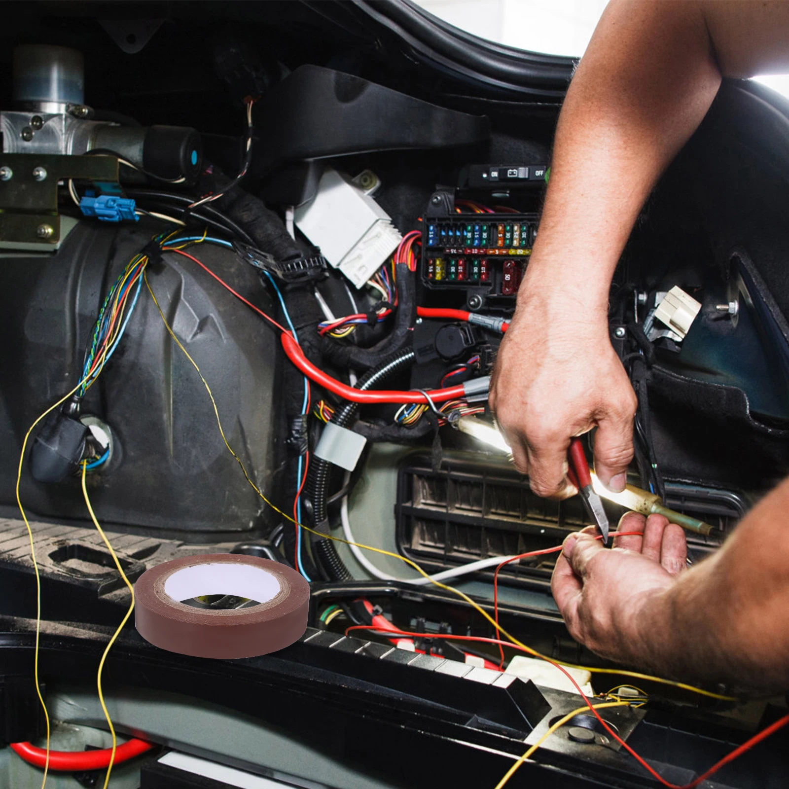 10 Rolls 10m Electrical Insulation Electric Electrical Insulating Tape Tape Multicolor PVC Wire Wrapping Electrician High Temp
10 Rolls 10m Electrical Insulation Electric Electrical Insulating Tape Tape Multicolor PVC Wire Wrapping Electrician High Temp