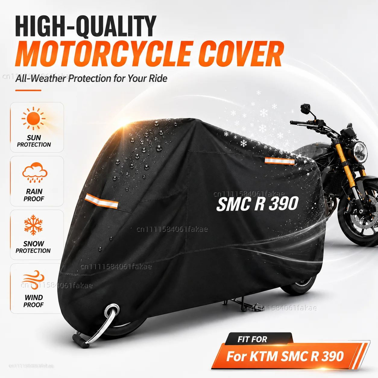 Motorcycle Cover Waterproof Outdoor All Season Dustproof UV Protective Moto Scooter Rain Cover For KTM 125 SMC R 390 SMC R 2025
Motorcycle Cover Waterproof Outdoor All Season Dustproof UV Protective Moto Scooter Rain Cover For KTM 125 SMC R 390 SMC R 2025