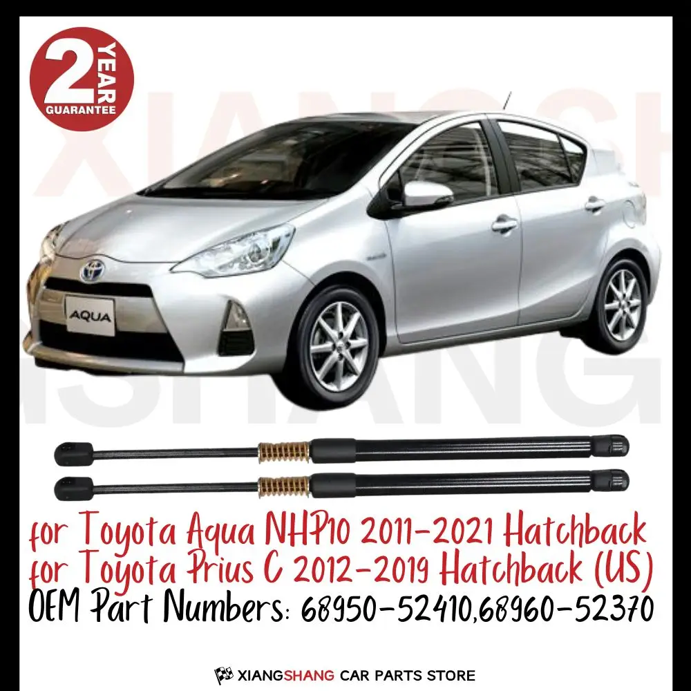 2pcs Rear Damper for Toyota Aqua (NHP10) 2011-2021 Hatchback WITH SPRING Trunk Boot Gas Charged Gas Struts
2pcs Rear Damper for Toyota Aqua (NHP10) 2011-2021 Hatchback WITH SPRING Trunk Boot Gas Charged Gas Struts