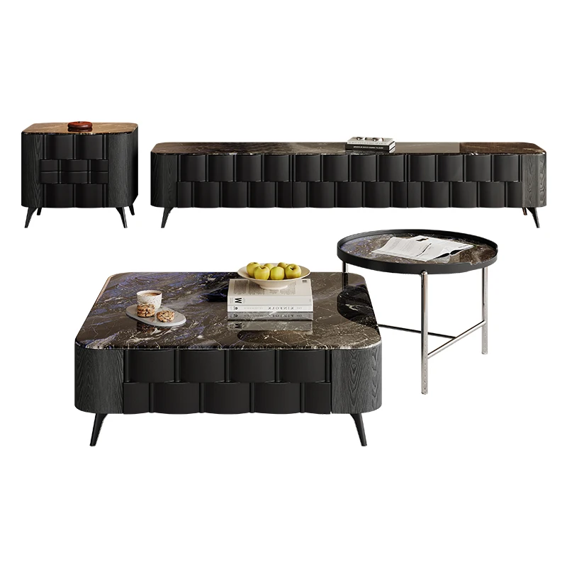 Italian light luxury microcrystalline stone coffee table household simple retro living room coffee table TV cabinet combination
Italian light luxury microcrystalline stone coffee table household simple retro living room coffee table TV cabinet combination