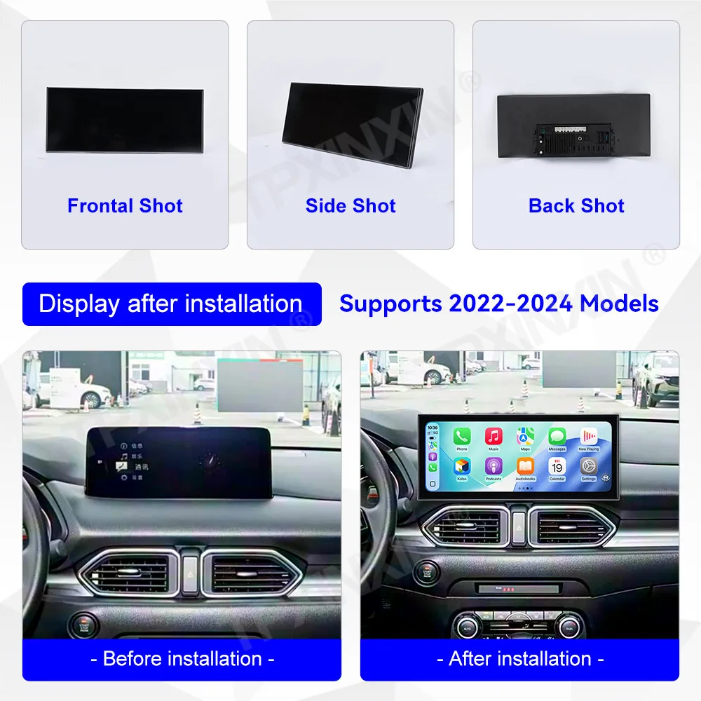 Автомобильное радио с сенсорным экраном для Mazda 5 2022-2024 Android GPS, автомобильное мультимедиа, авторадио, стереоприемник, головное устройство
Автомобильное радио с сенсорным экраном для Mazda 5 2022-2024 Android GPS, автомобильное мультимедиа, авторадио, стереоприемник, головное устройство