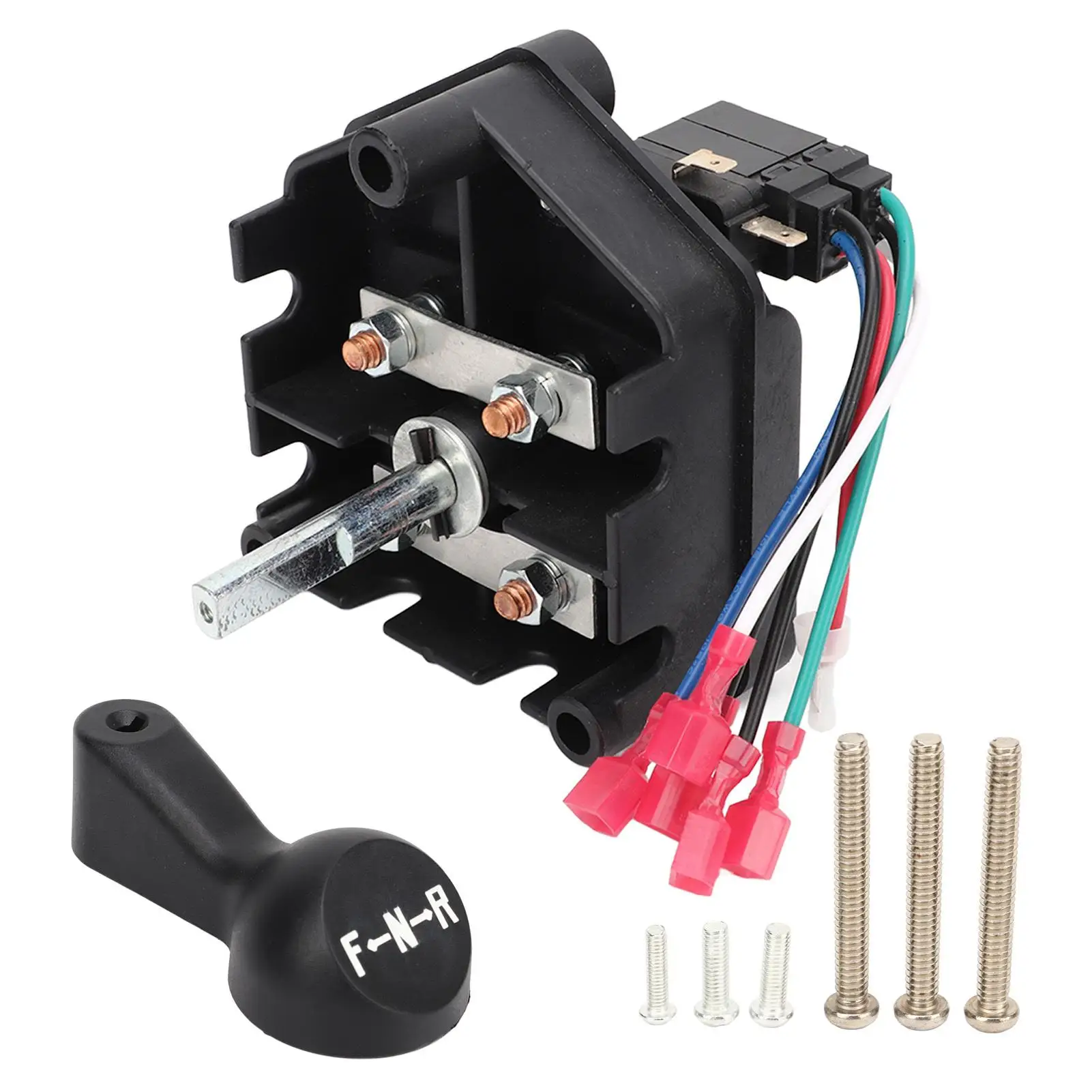 DC 48V for GOLF Cart Electric Forward Reverse Switch 101753005 with Shift Handle Replacement for Club Car DS Models 1996 and
DC 48V for GOLF Cart Electric Forward Reverse Switch 101753005 with Shift Handle Replacement for Club Car DS Models 1996 and
