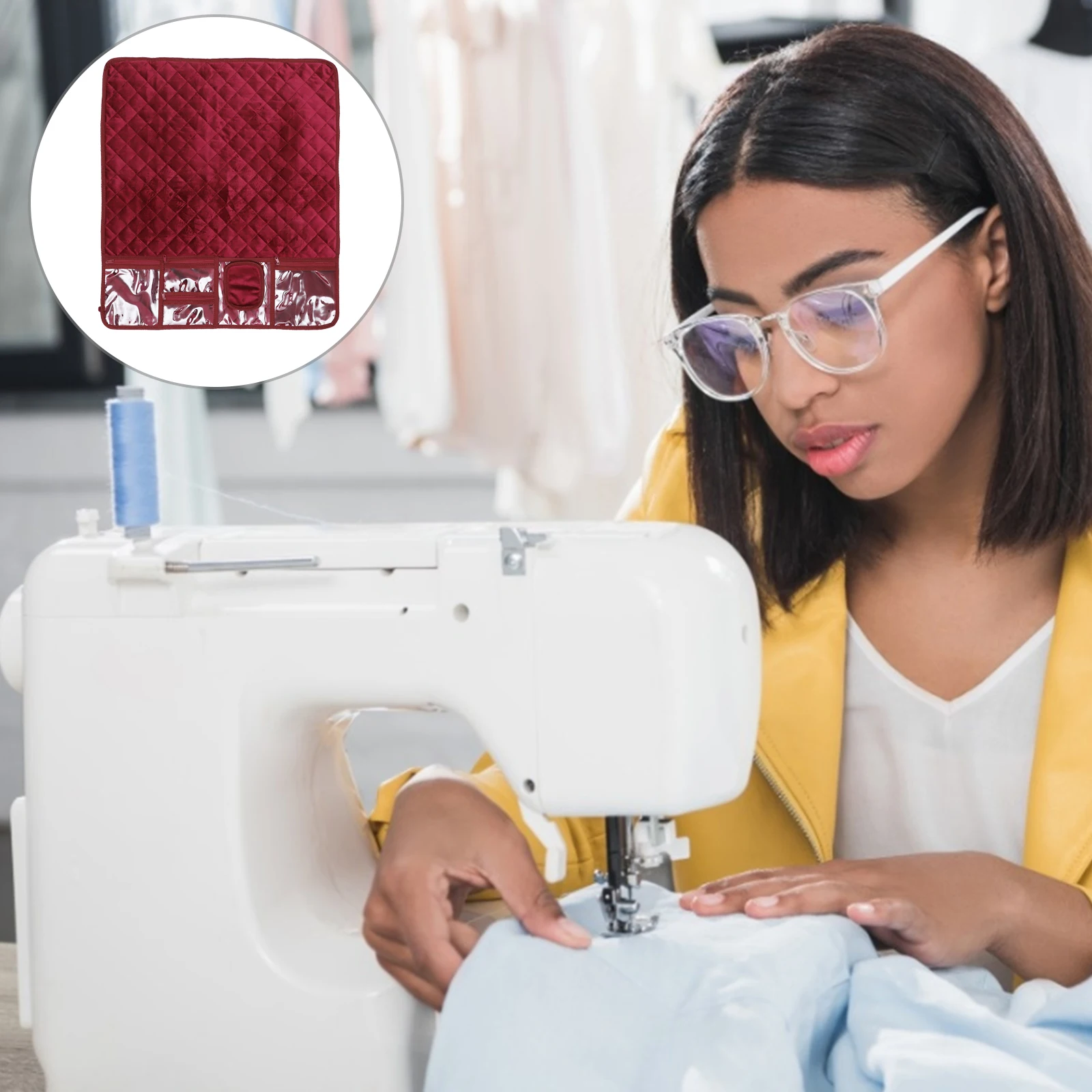 Сверхмощный коврик для швейной машины из ткани Оксфорд 600D с карманами, прочный водонепроницаемый коврик для стола для швейных принадлежностей, складной переносной коврик
Сверхмощный коврик для швейной машины из ткани Оксфорд 600D с карманами, прочный водонепроницаемый коврик для стола для швейных принадлежностей, складной переносной коврик