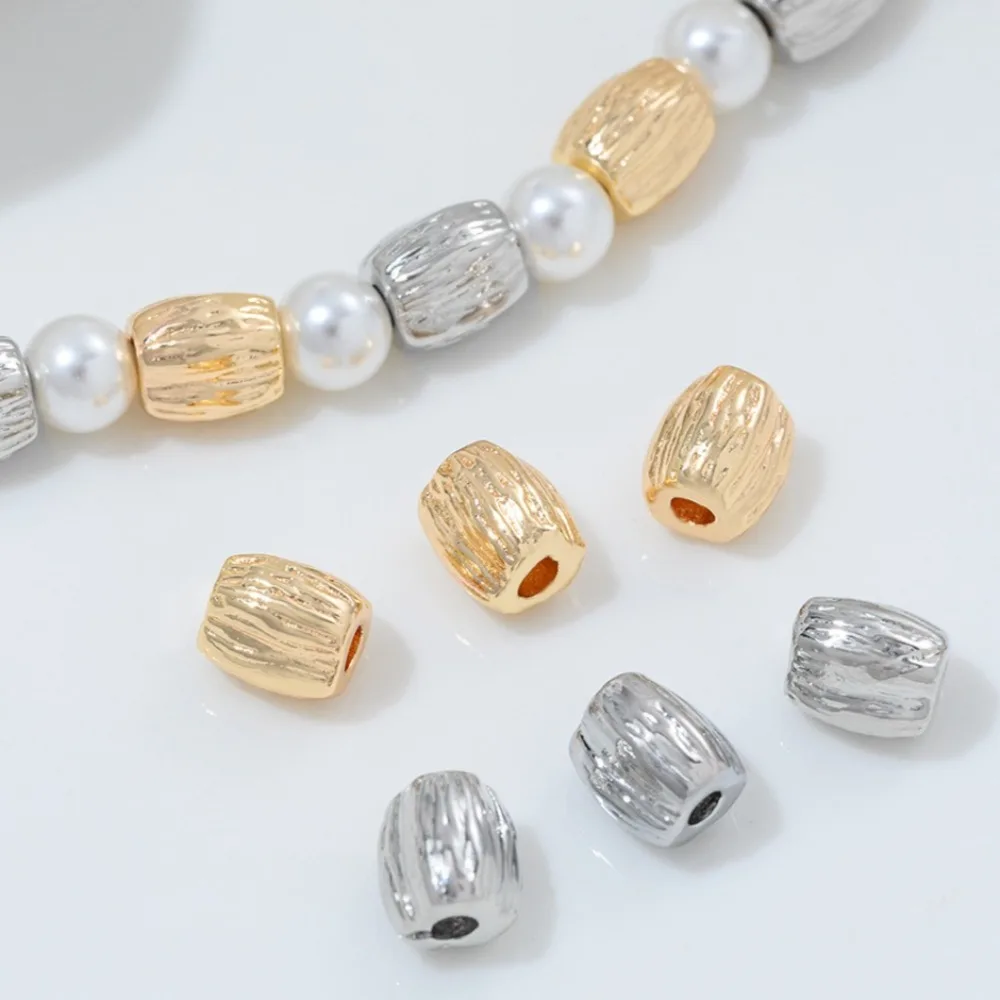 Copper Bead 14K Gold Color Tree Pattern Cylinder Crystal Bead Separator Handmade DIY Bracelet Necklace Jewelry Accessories
Copper Bead 14K Gold Color Tree Pattern Cylinder Crystal Bead Separator Handmade DIY Bracelet Necklace Jewelry Accessories