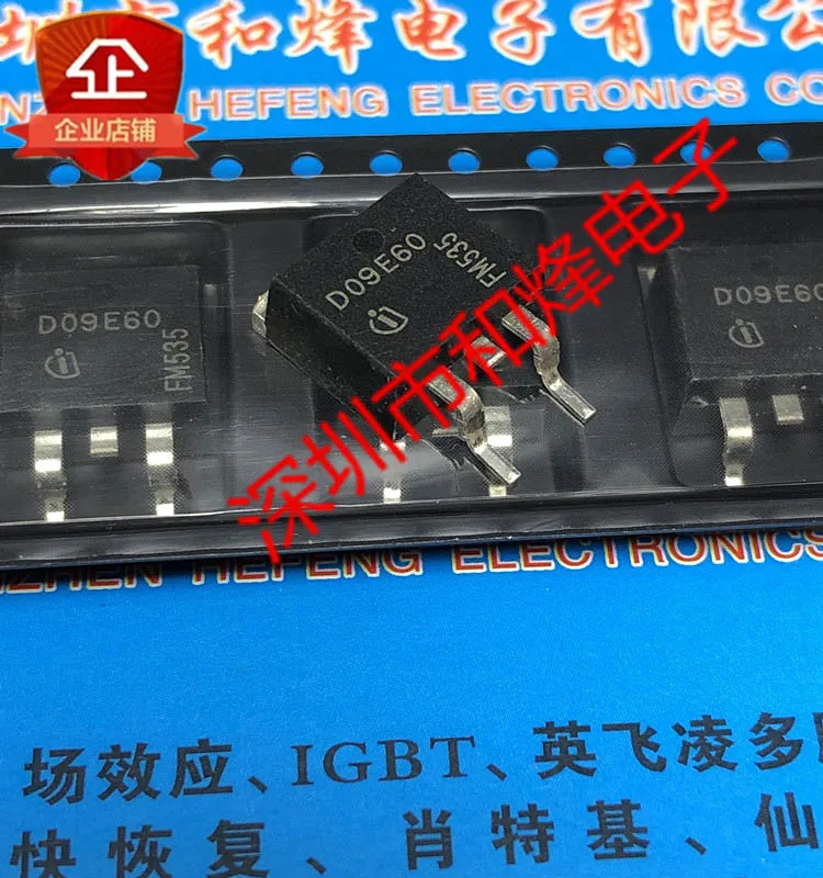 20 шт./лот D09E60 IDB09E60 TO-263 MOS 600 В 9 А Datasheet-электронный компонент для профессионального использования
20 шт./лот D09E60 IDB09E60 TO-263 MOS 600 В 9 А Datasheet-электронный компонент для профессионального использования